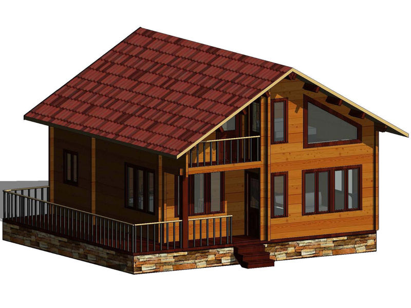 Plano 2 de casa Toledo de 125 m2.