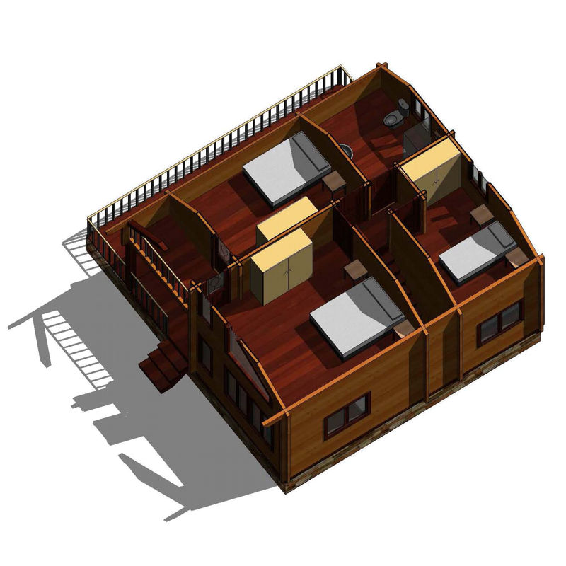 Plano 6 de casa Toledo de 125 m2.